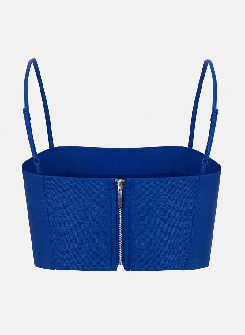 Lichi Cropped top with thin straps