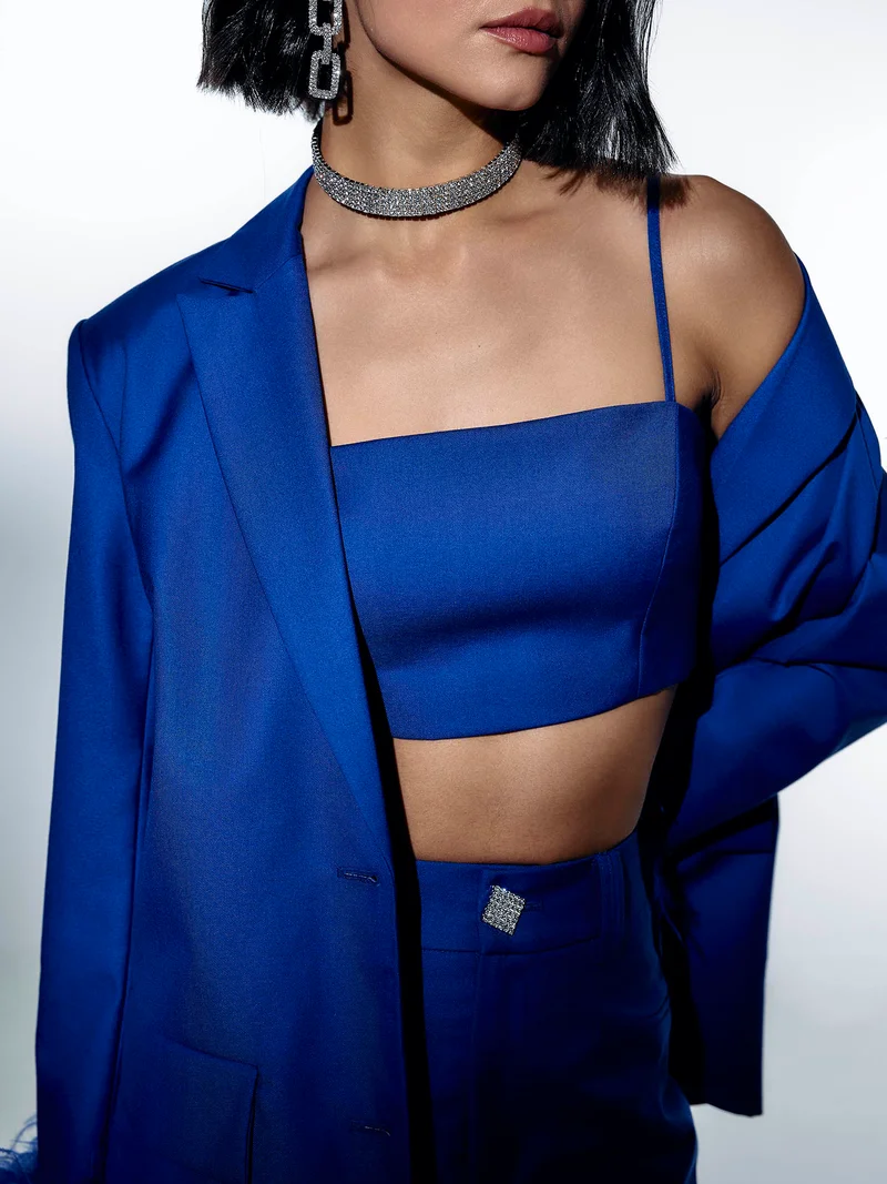 Lichi Cropped top with thin straps