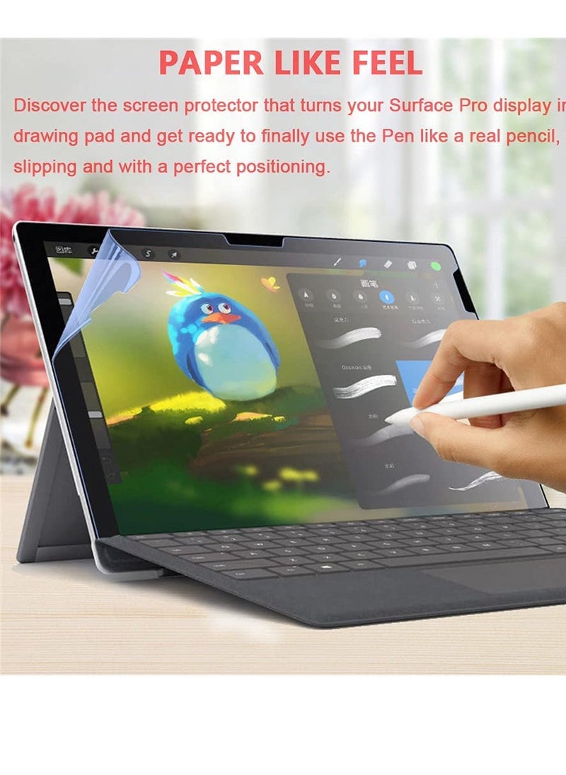 Generic 1Pack Paperfeel Screen Protector for Microsoft Surface Pro 11/Pro 10/Pro 9/Pro X /Pro 8 (13 inch), Anti Glare Matte Surface Pro 9/Pro 8/Pro X Screen Film, Compatible with Surface Pen,Clear  - Image 4