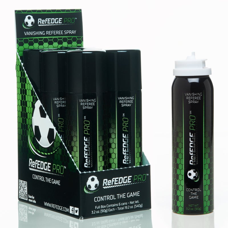 RefEDGE 6-Pack - RefEDGE PRO Vanishing Referee Spray 3.2 oz - Image 2