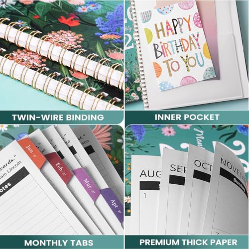 Lemome 2026-2029 Monthly Planner - 3 Year Planner 2026-2029, Jul. 2026 - Jun. 2029, 9'' x 11'', Calendar Planner with 36 Colorful Monthly Tabs, Inner Pocket, Holidays, Great for Long-Term Planning - Image 4