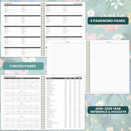 Lemome 2026-2029 Monthly Planner - 3 Year Planner 2026-2029, Jul. 2026 - Jun. 2029, 9'' x 11'', Calendar Planner with 36 Colorful Monthly Tabs, Inner Pocket, Holidays, Great for Long-Term Planning - Image 5