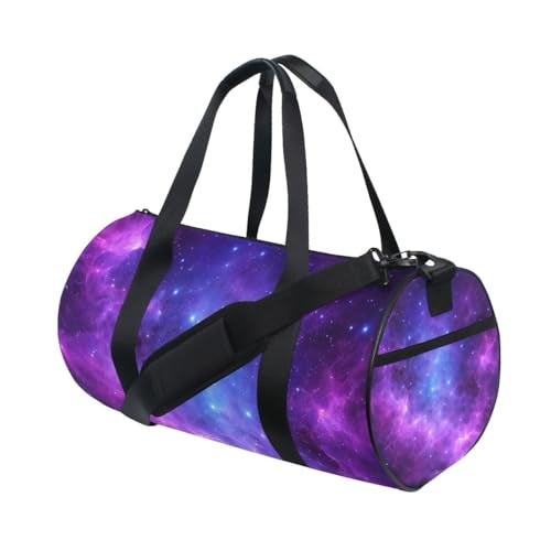 Bolaz Gym Sports Dance Travel Duffel Bag Universe Galaxy Nebula Space Luggage Bag for Weekender Sports Vacation - Image 1