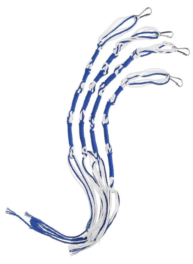 ليفيدي مجموعة ليفيد تزيتزتس، 4 قطع من شرابات التزيتزتس مع خطافات تعليق وخيط أزرق طويل يحمل صورة المسيح، كوشير للرجال والنساء، زينة للصلاة - Image 2