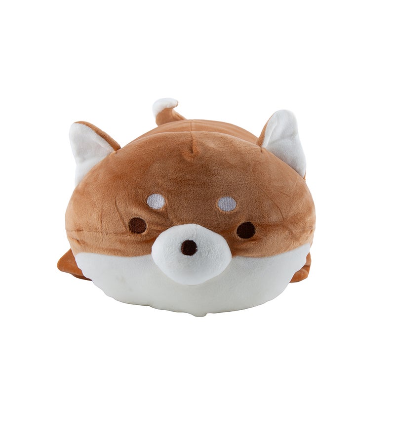 Daiso Ultra-Soft Animal Plush Hug Pillow, Light Brown, 60 cm Cuddly Stuffed Animal Cushion for Kids, Sleeping, Hugging & Home Décor - Image 1