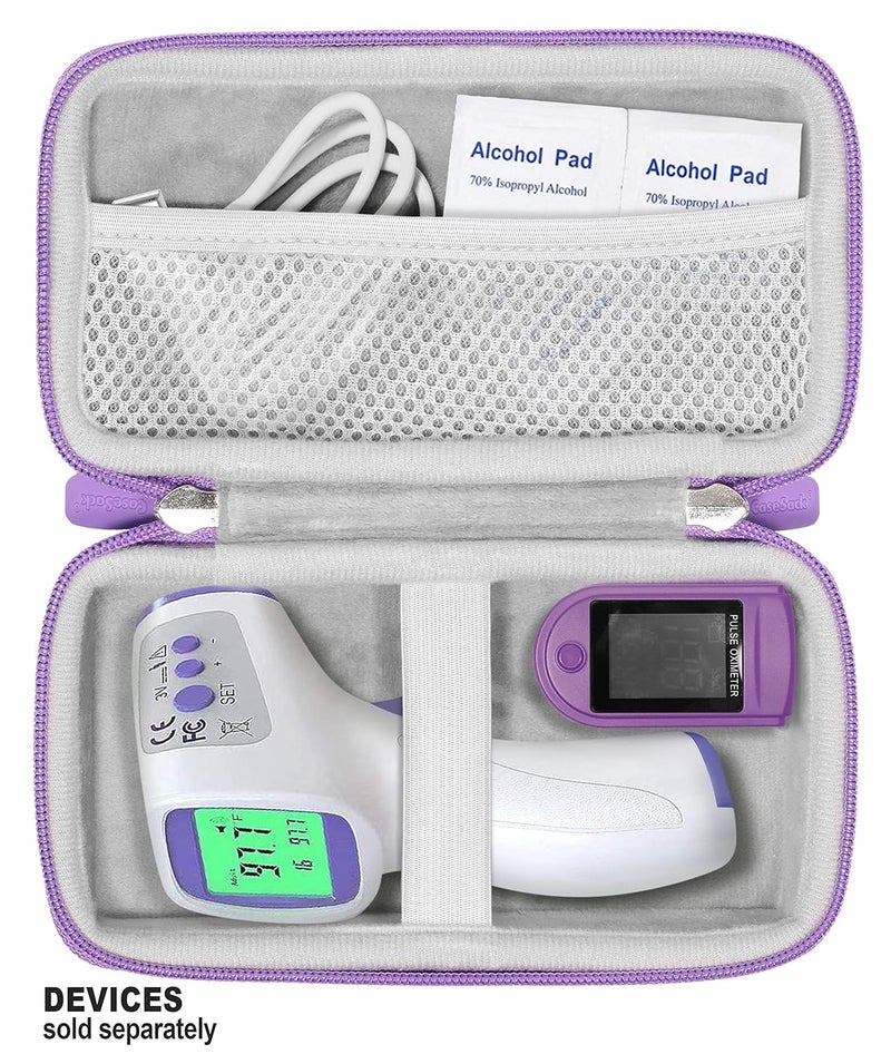 CaseSack Forehead Thermometer case for Non-Contact Infrared Digital Thermometer Like Vibeey, eZthings, HALIDODO, HIGBRE, ALLIRIER, AFARELY, ROYADVE, REDESS, iCode, SUNNYPLUS, BrillianceHair, drtulz - Image 4