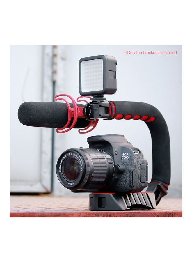 NIBEMINENT U-Shaped Bracket For DSLR/SLR Camera Black - Image 2