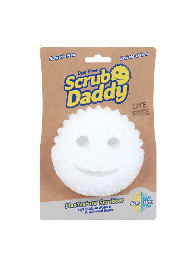 Scrub Daddy Dye/Scratch Free Scrub 1 Count White - Image 1