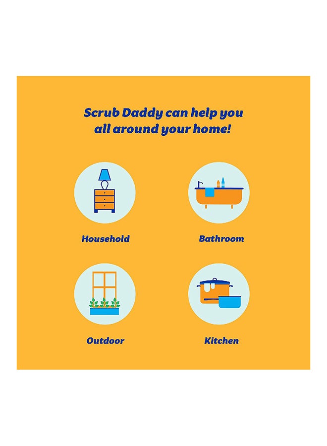 Scrub Daddy Dye/Scratch Free Scrub 1 Count White - Image 4