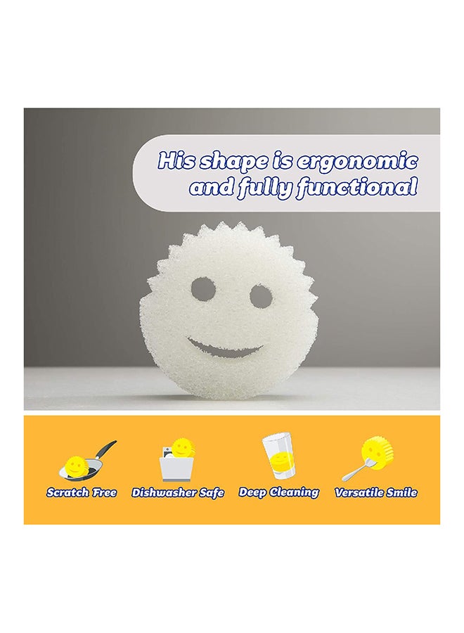 Scrub Daddy Dye/Scratch Free Scrub 1 Count White - Image 3
