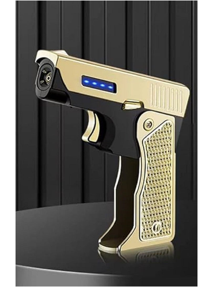 Generic - Torch Jet Lighter Unique Lighter Butane Fuel Refillable Double Hole Flame Windproof Cool Tube Lighter - Image 1