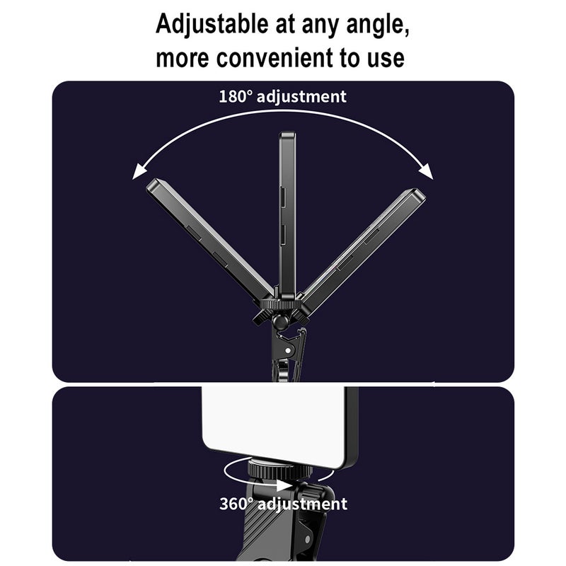 Mini LED Video Light: 15cm Black Pocket-Sized 75g Light With 80Ra Color Accuracy - 3000K-9900K Adjustable Color Temperature Portable LED Video Light for Portrait Photography, Live Streaming and Outdoo - Image 5