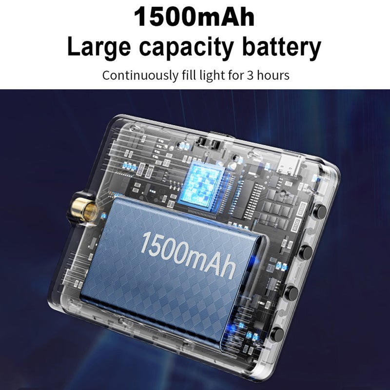 Mini LED Video Light: 15cm Black Pocket-Sized 75g Light With 80Ra Color Accuracy - 3000K-9900K Adjustable Color Temperature Portable LED Video Light for Portrait Photography, Live Streaming and Outdoo - Image 3
