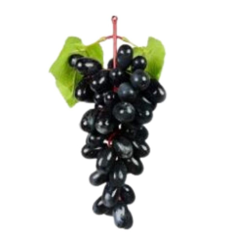 SINGAA Artificial Hanging Grapes with Leaves for Home, Garden, Car, Events, Fruit Shop, Basket, Bowl, Photography, Dining Table and Events Decoration - 18 CM - (36 Tips) Pack of 1 - Image 1