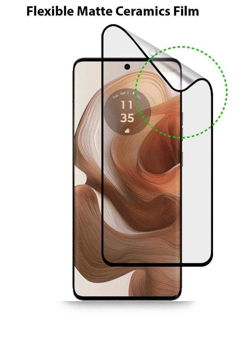 Techie Motorola edge 50 ultra 5G  Matte Ceramic Screen Protector Film - Image 4