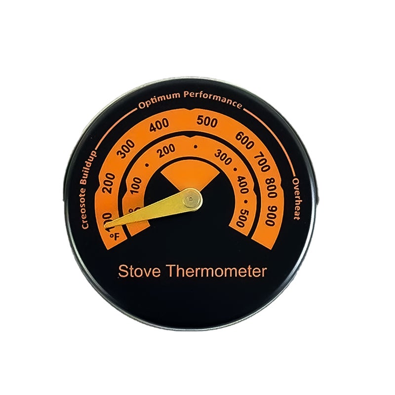 Wood Stove Thermometer Magnetic Oven Stove Temperature Meter Stove Top Thermometer for Wood Burning Stoves / Gas Stoves / Pellet Stove / Stove Pipe Avoiding Stove Fan Damaged by Overheat - Image 1