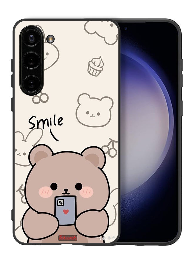Tolwak Samsung Galaxy S23 5G Protective Case Cover Smile Bear Art - Image 2