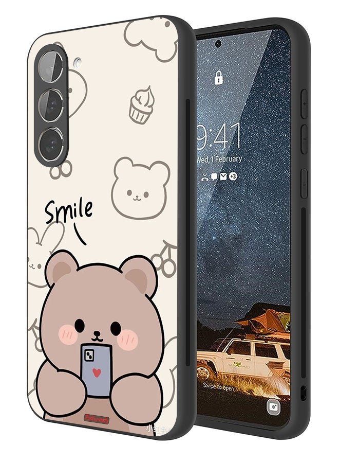 Tolwak Samsung Galaxy S23 5G Protective Case Cover Smile Bear Art - Image 1