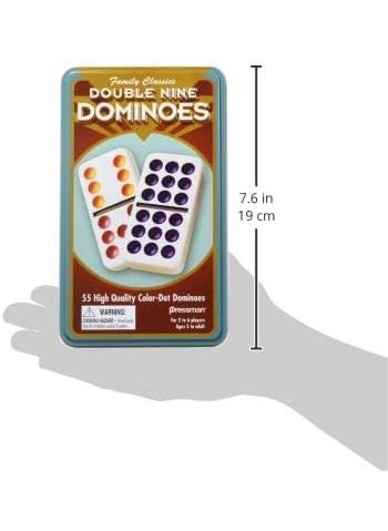 Pressman Pressman Dominoes Double 9 in tin  - Image 4