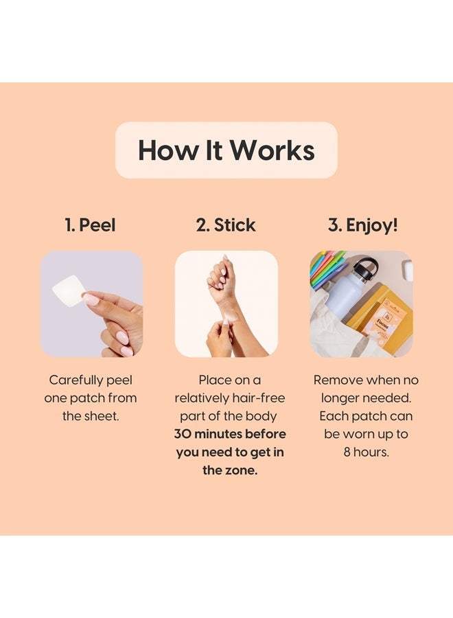 The Patch Brand Focus Patches | Supports Brain Function with B3 and Magnesium | All Natural Vitamins & Mineral Patch Plant Based and Cruelty Free Water Resistant Patches That Last All Day - Image 3