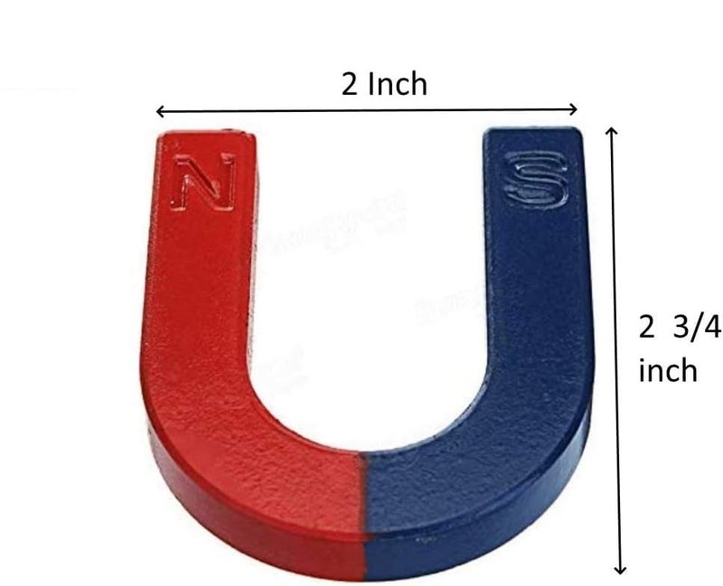 KRYTONE �.Fx 4 Pcs U Shape Horseshoe Magnets Strong for School Educational Projects - Image 5