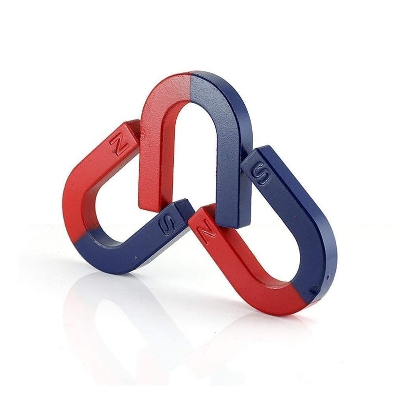 KRYTONE �.Fx 4 Pcs U Shape Horseshoe Magnets Strong for School Educational Projects - Image 4