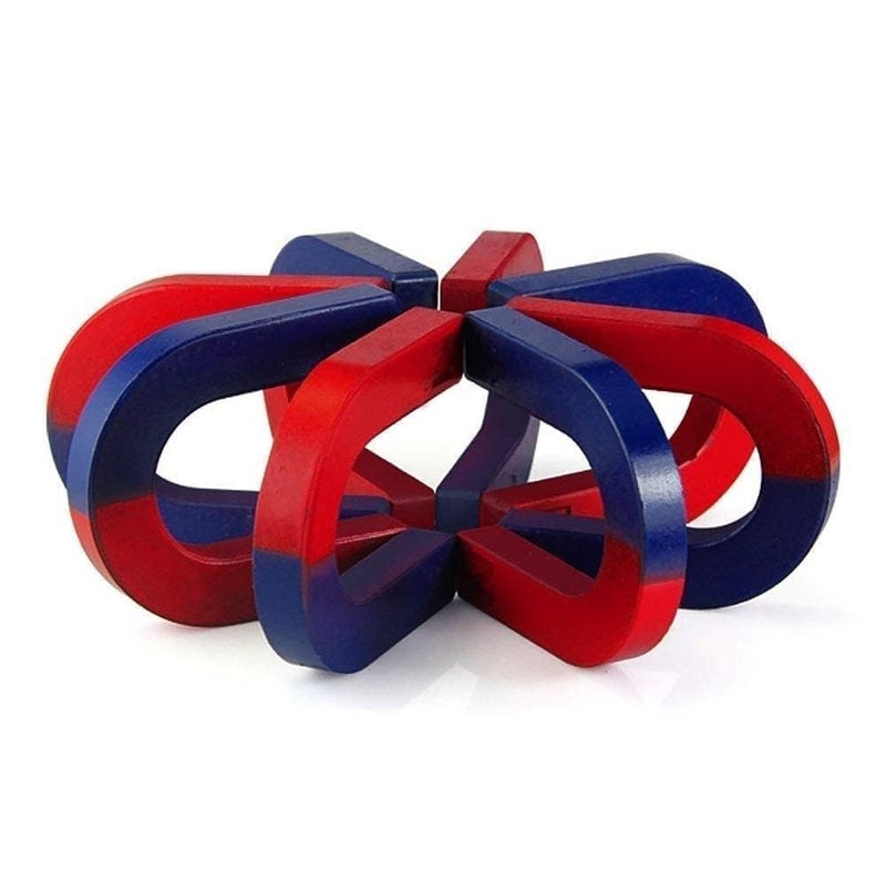 KRYTONE �.Fx 4 Pcs U Shape Horseshoe Magnets Strong for School Educational Projects - Image 3