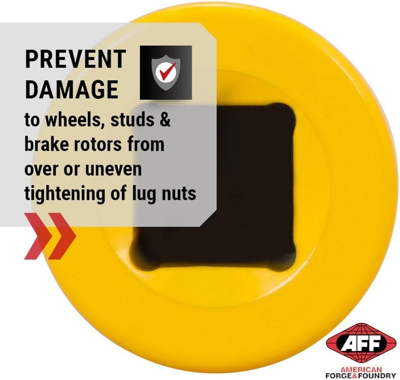 AFF Torque Limiting Extension, 3/4" Drive, 350 ft/lbs, Yellow, 40308 - Image 3