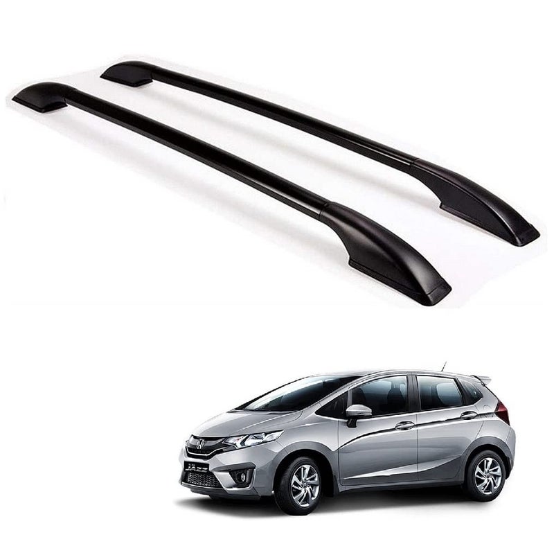 SPREADX Car Non-Drilling Metal Roof Rail Black Set Suitable for Jazz Type-2 - Image 1