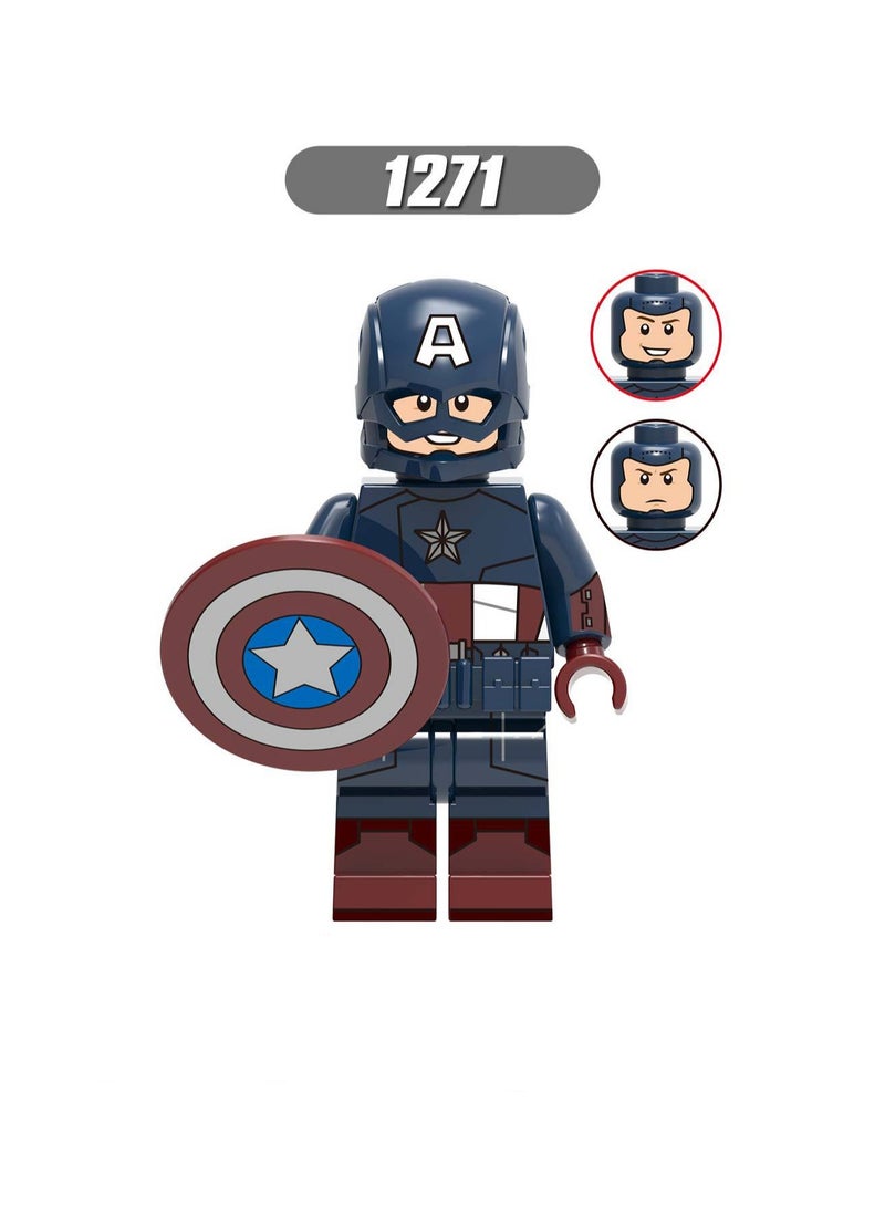 7-Piece Superhero Series Educational Building Blocks Minifigures Toys Suitable For Boys Gifts Bag Pack  - Image 3