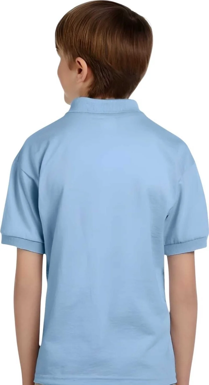 تيزجيلسين 3-Piece Boys Cotton Polo Collar T-Shirt Daily and School Uniform School T-Shirt
