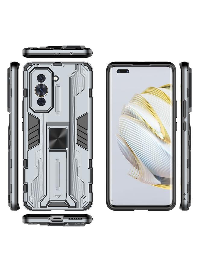 S-TOP Case For Huawei Nova 10 Pro 4G Supersonic PC + TPU Shock-proof Protective Phone Case with Holder - Image 2
