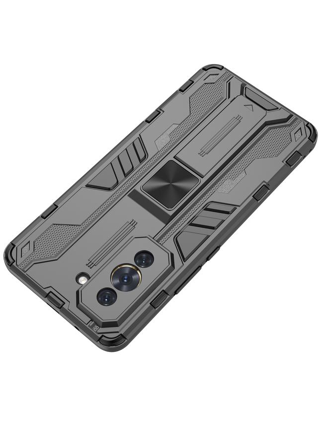 S-TOP Case For Huawei Nova 10 Pro 4G Supersonic PC + TPU Shock-proof Protective Phone Case with Holder - Image 4