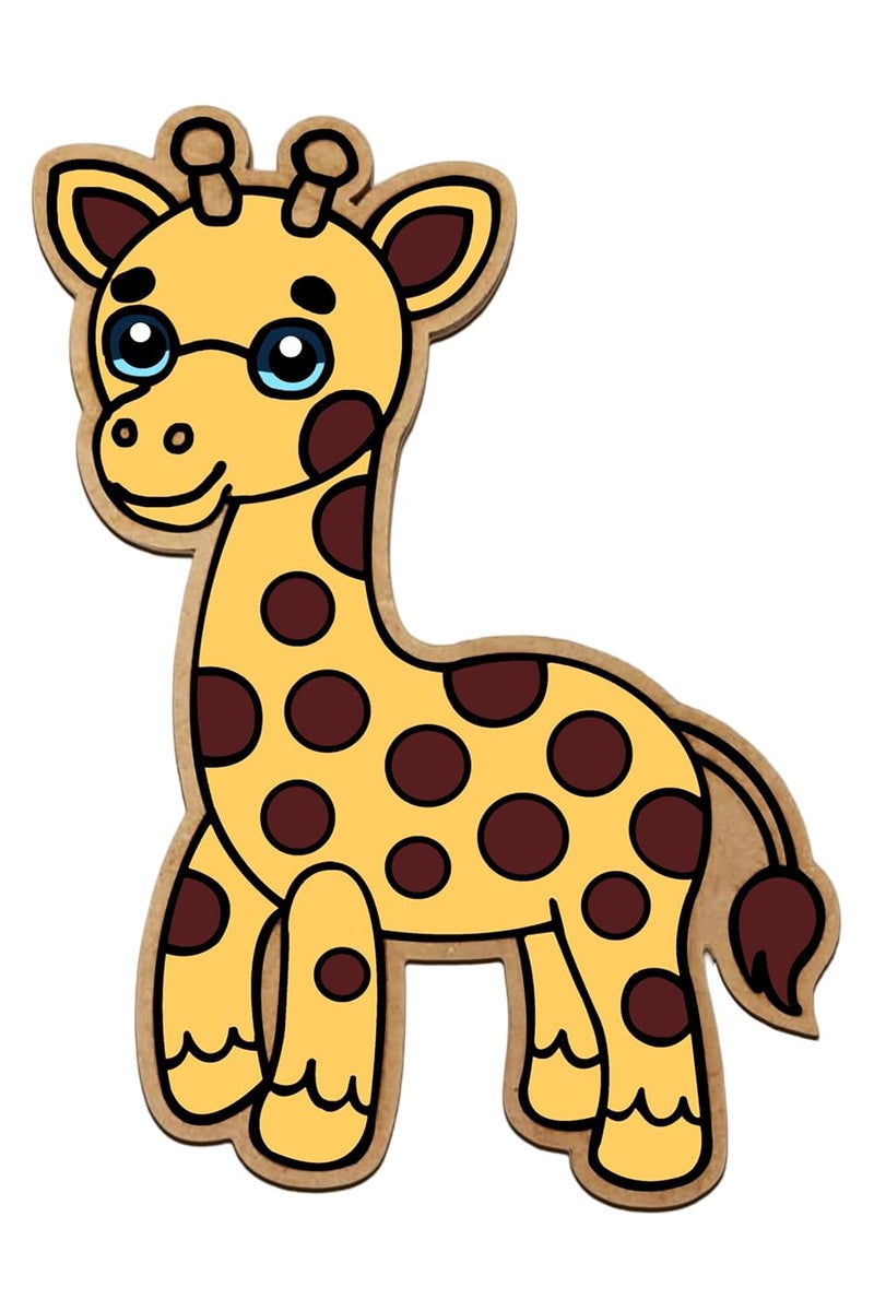 Webby طقم طلاء جمل خشبي للأطفال، حرف يدوية وفنون للأطفال | طقم طلاء ملون | حرفة خشبية | هدية عودة عيد الميلاد | نشاط للأطفال - Image 5