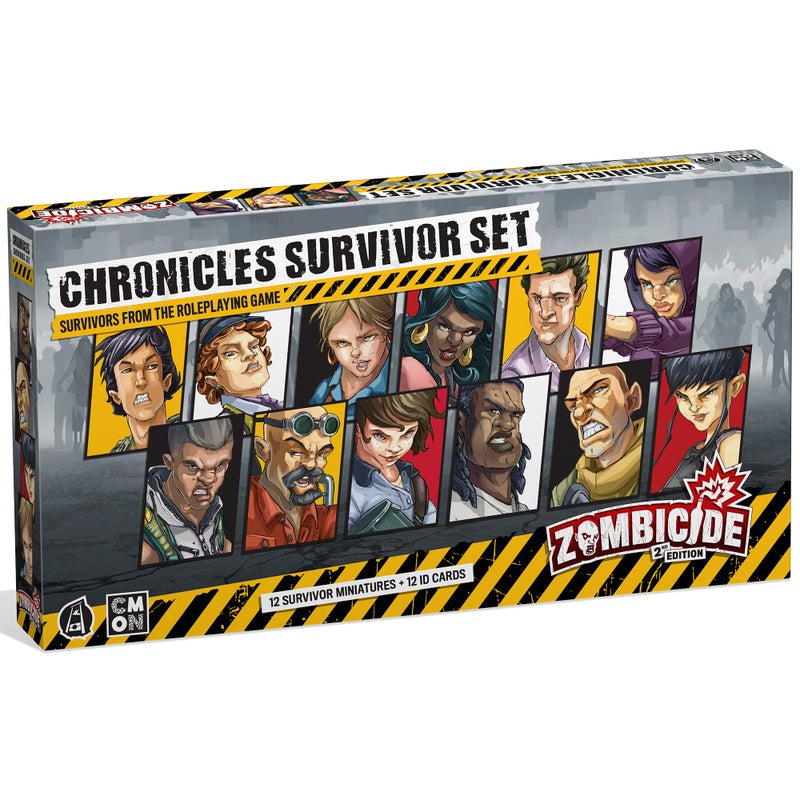 CMON Zombicide 2nd Edition Chronicles Survivor Set  Expand Your Survivor Roster with 12 Unique HighlyDetailed Miniatures Cooperative Strategy Game Ages 14 16 Players 1 Hour Playtime Made by CMON - Image 2