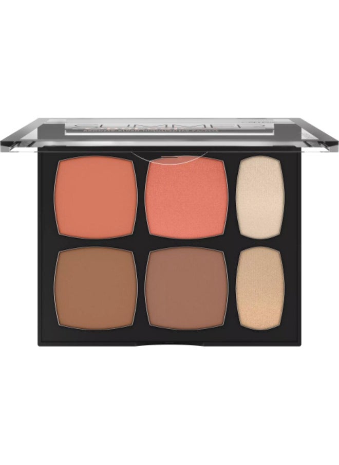 Catrice - Catrice Summer Obsession Bronzer Blush Highlighter Palette - 6 Colors - Image 1