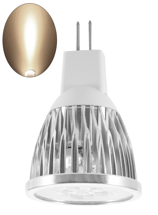 12V MR16 3W LED Light Bulb Aluminum Decorating Lamp Warm for Home Restaurant Hotel Bar - Image 2