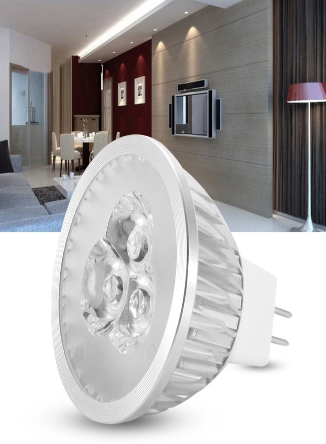 12V MR16 3W LED Light Bulb Aluminum Decorating Lamp Warm for Home Restaurant Hotel Bar - Image 3