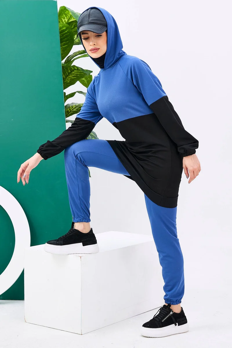 Tofisa 11180-INDIGO Tunic+Pants