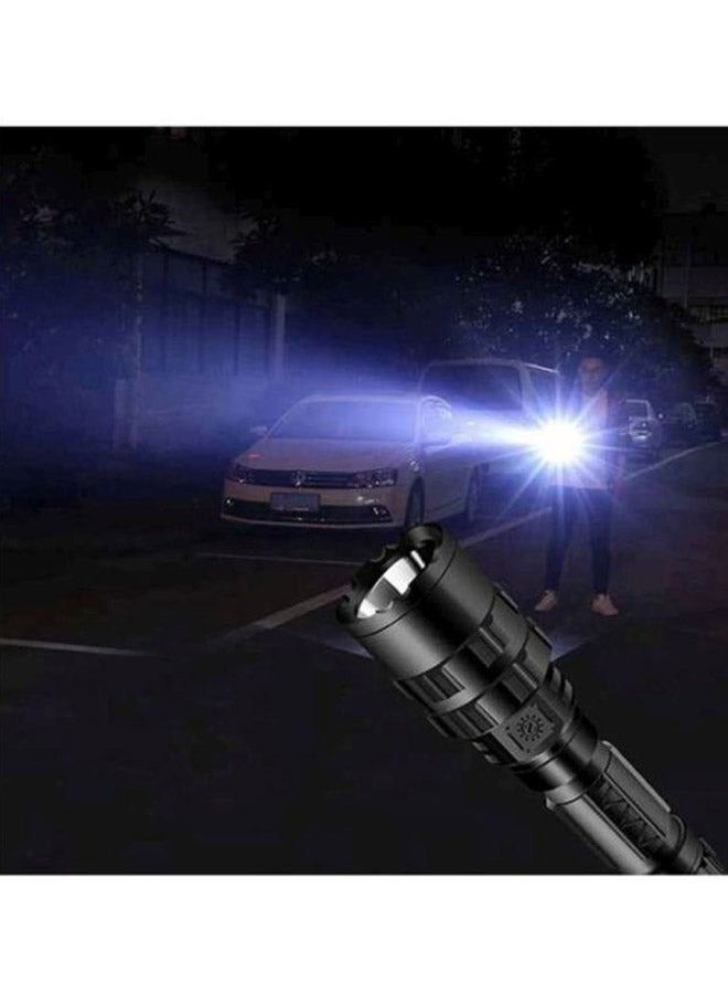 Tactical Military LED Flashlight Torch Black - Image 4