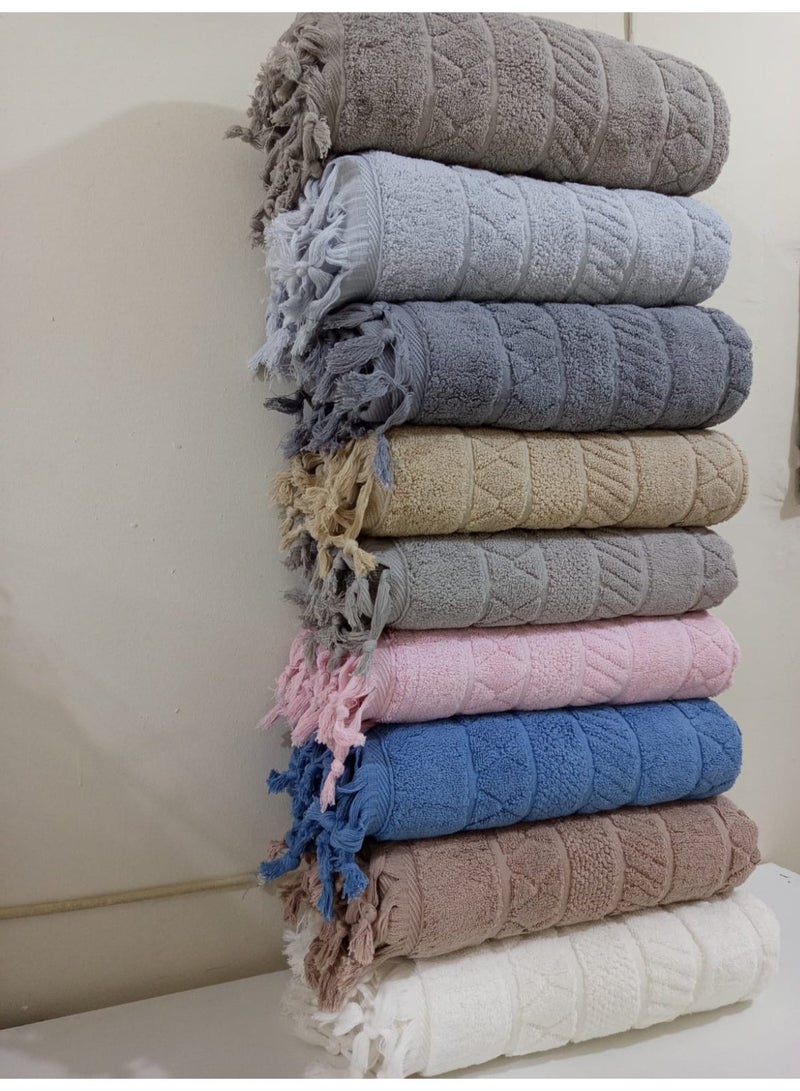 TM Home Luxury Hotel Towels 140*70 – 100% Egyptian Cotton – Soft, Absorbent, and Durable - Image 3