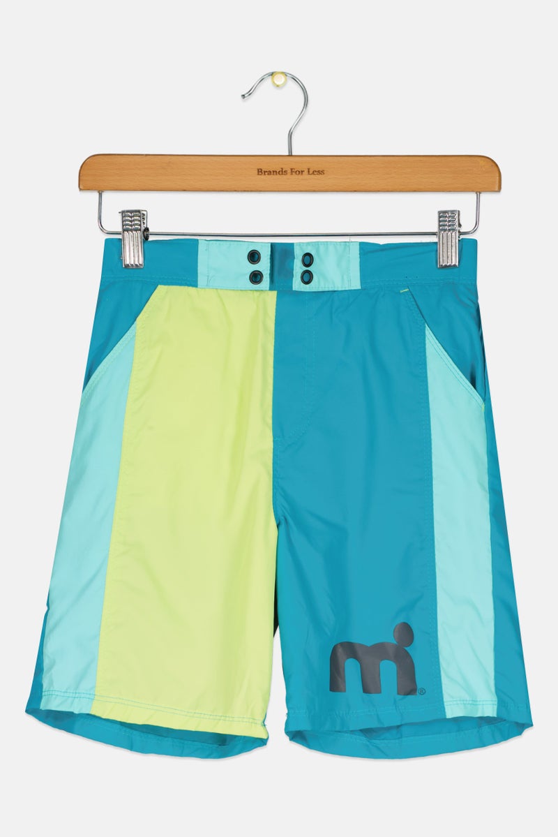 Lefties شورتات قصيرة مطبوعة للأطفال الأولاد، زرقاء - Image 1