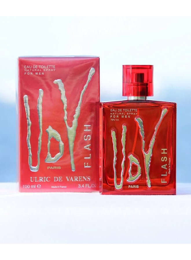 Ulric De Varens عطر فلاش للرجال 100 مل - Image 3