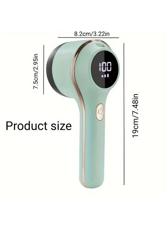 Purple USB Rechargeable Electric Lint Remover Portable Hair Trimmer For Clothes Furniture Carpets - Image 3