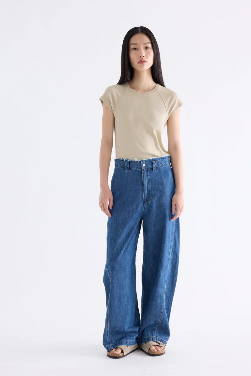 The Editor's Market Marlon Contrast Stitch Jeans