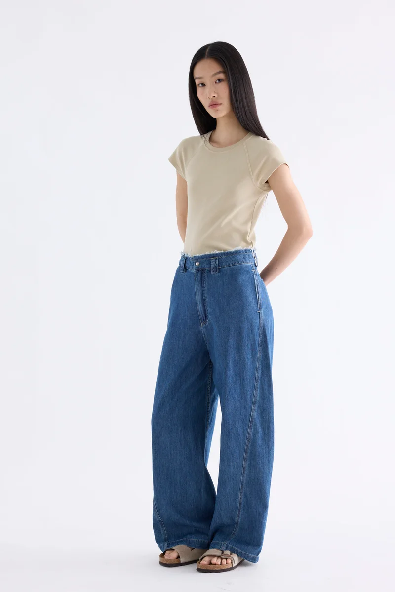 The Editor's Market Marlon Contrast Stitch Jeans