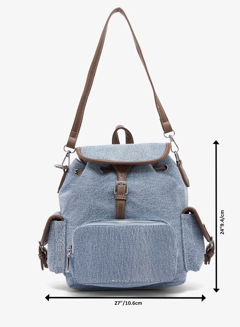 Ginger  Denim School And Travel Backpack for Women | Best Price UAE