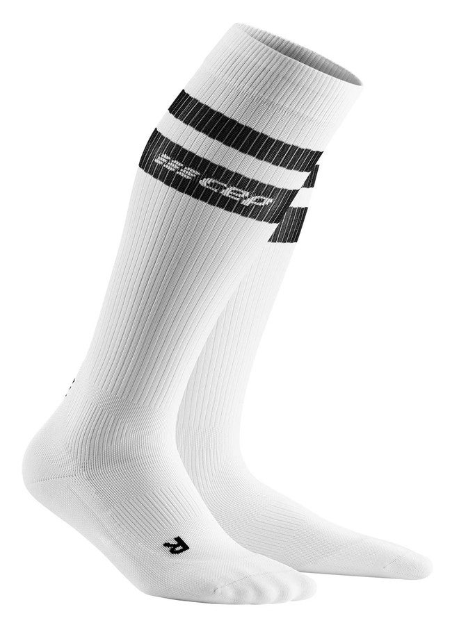 CEP Men's Tall Compression 3.0 Run Socks 80's Themed White/Black Size 3 - Image 1