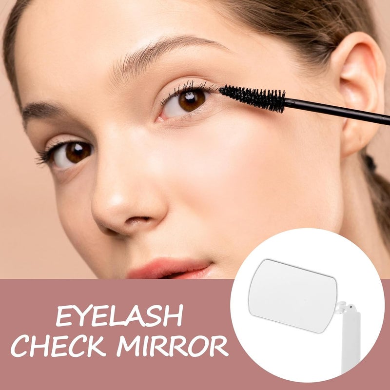 Eyelash Extension Checking Mirror with 360° Rotation Small Foldable Acrylic Lash Extension Mirror for Salon and Expert Use for Precise Eyelash Application - Image 5