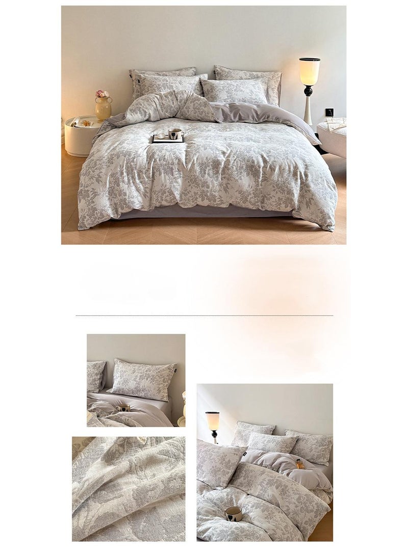 4-Piece Cotton Comfortable Set Bed Sheet Set Gift Birthday Gift Moving Gift  - Image 3